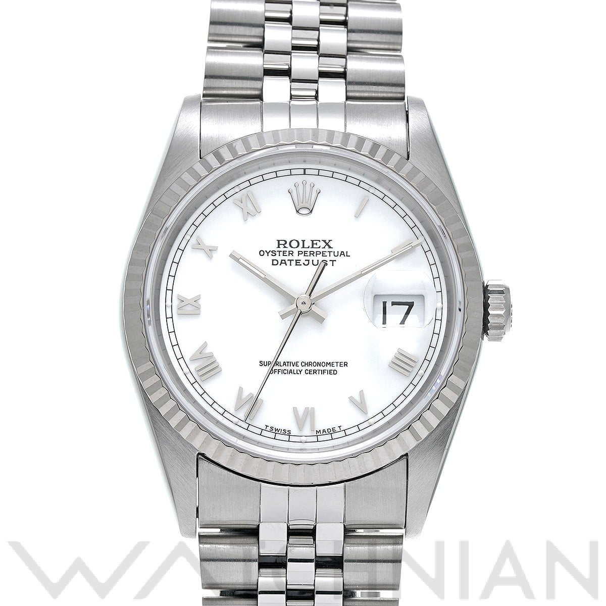 ロレックス デイトジャスト 16234 ホワイト メンズ 時計 【中古】【wristwatch】