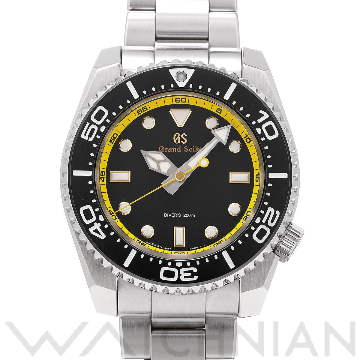 グランドセイコー スポーツコレクション 9Fクォーツ タフGS ダイバーズ SBGX339 ブラック メンズ 時計 【中古】【wristwatch】