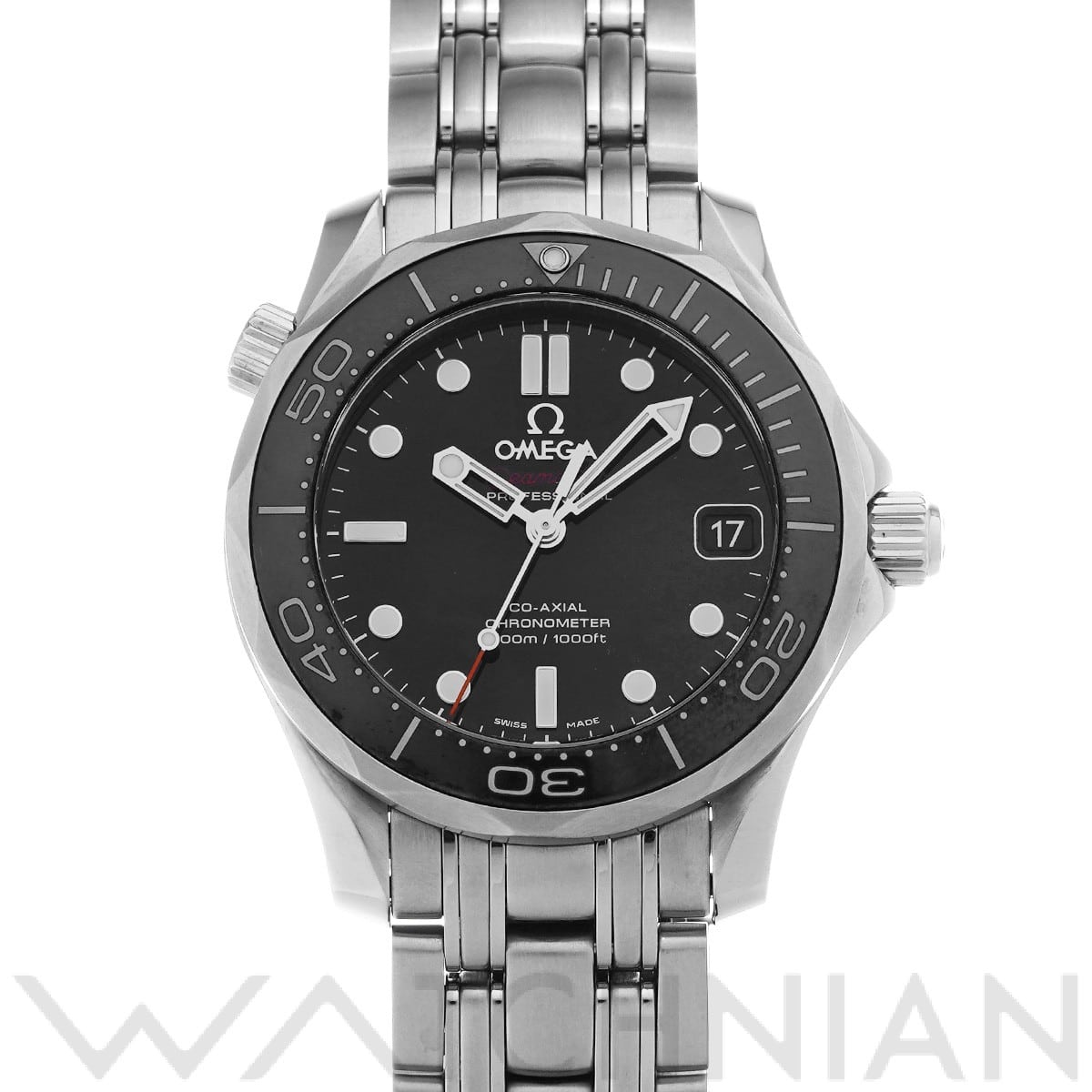 オメガ シーマスター ダイバー300 コーアクシャル 212.30.36.20.01.002 ブラック ユニセックス 時計 【中古】【wristwatch】