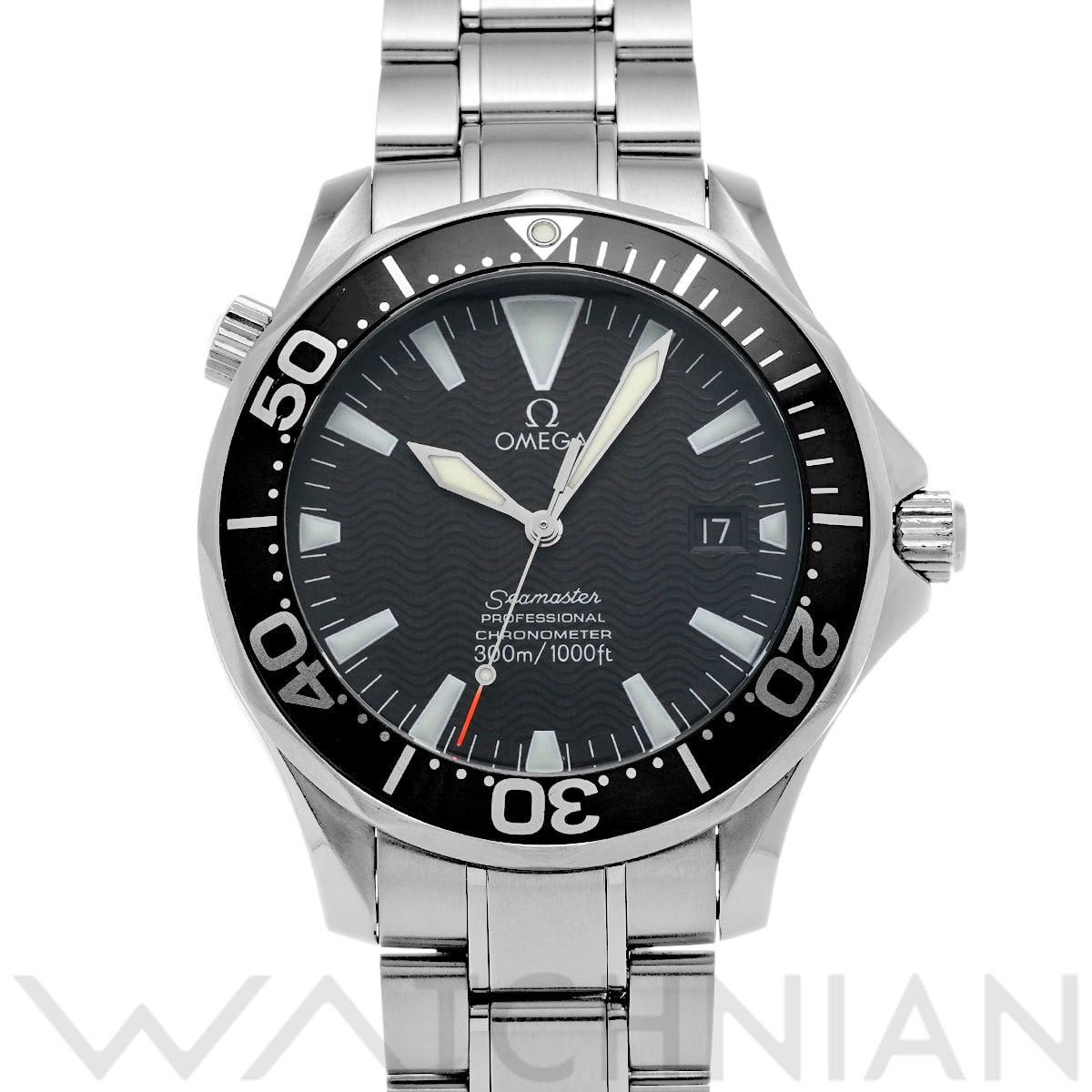 オメガ シーマスター プロフェッショナル 300 2254.50 ブラック メンズ 時計 【中古】【wristwatch】