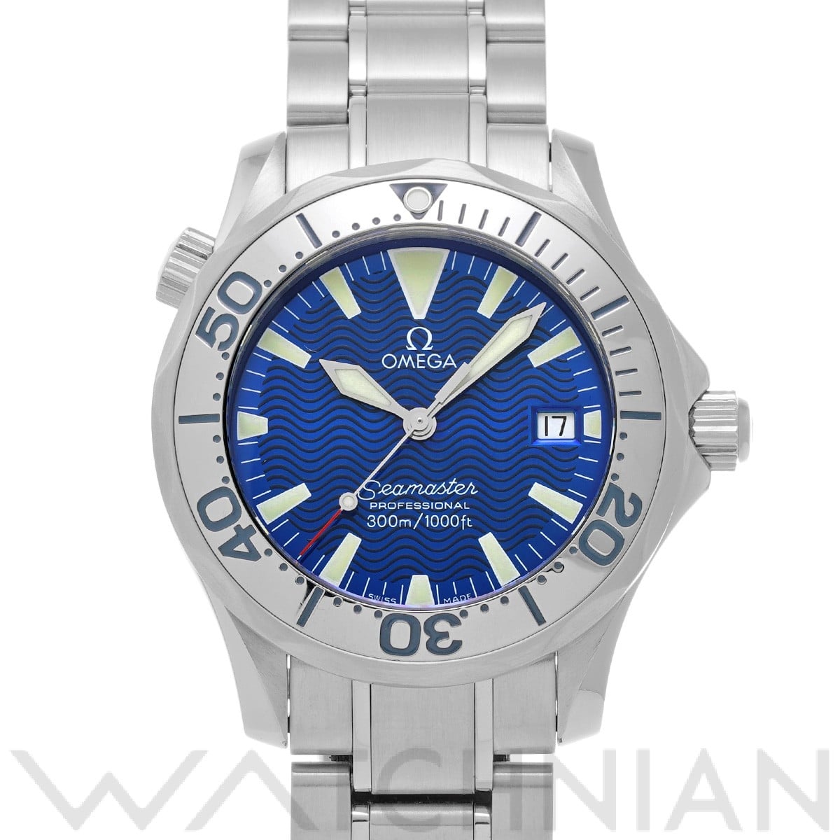 オメガ シーマスター プロフェッショナル 300 2263.80 ブルー ユニセックス 時計 【中古】【wristwatch】