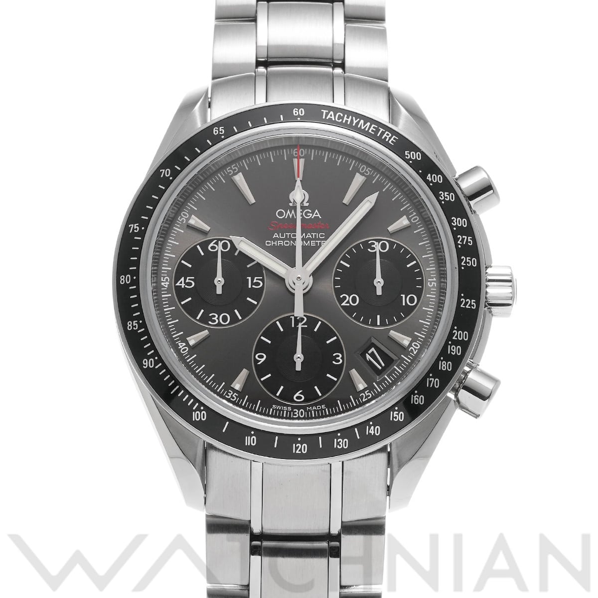 オメガ スピードマスター デイト 323.30.40.40.06.001 グレー/ブラック メンズ 時計 【中古】【wristwatch】