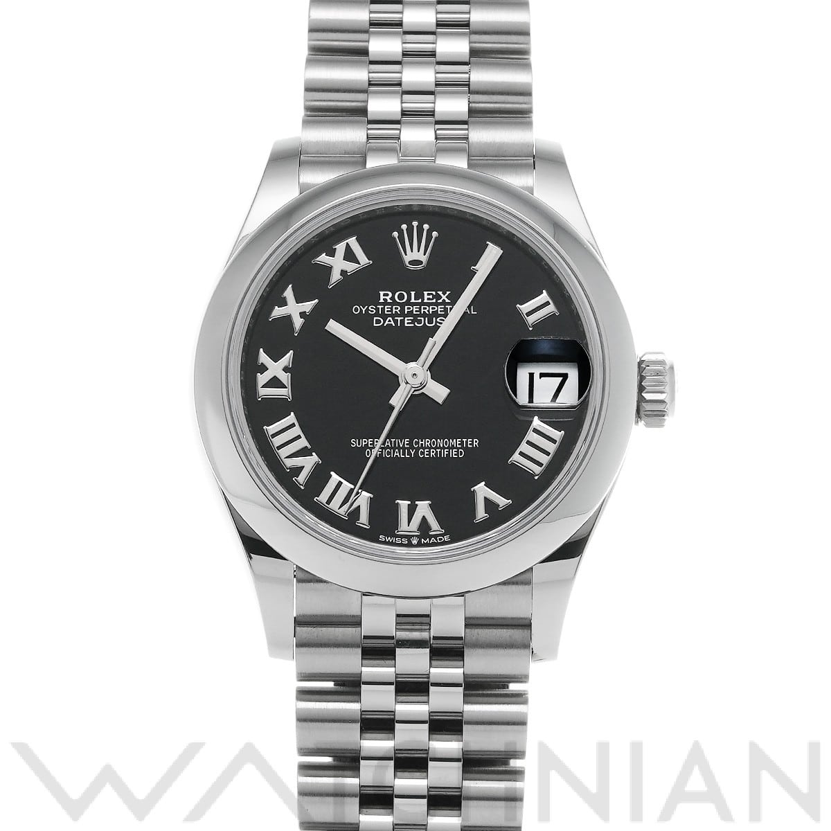 ロレックス デイトジャスト 31 278240 ブライトブラック ユニセックス 時計 【中古】【wristwatch】