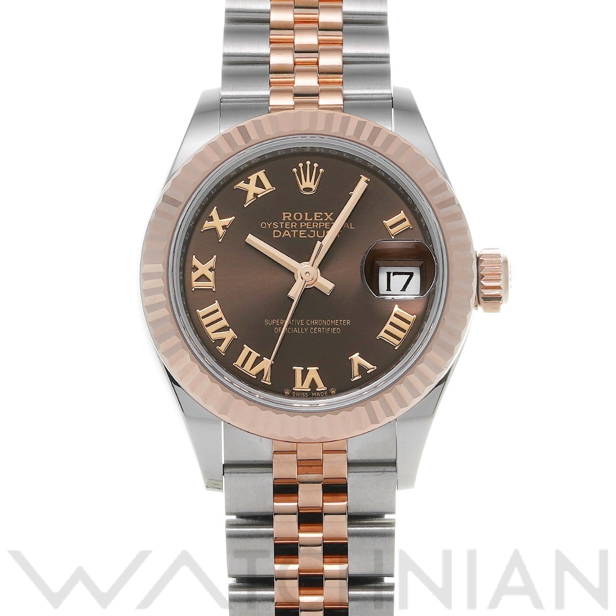 ロレックス レディ デイトジャスト 28 279171 チョコレート レディース 時計 【中古】【wristwatch】