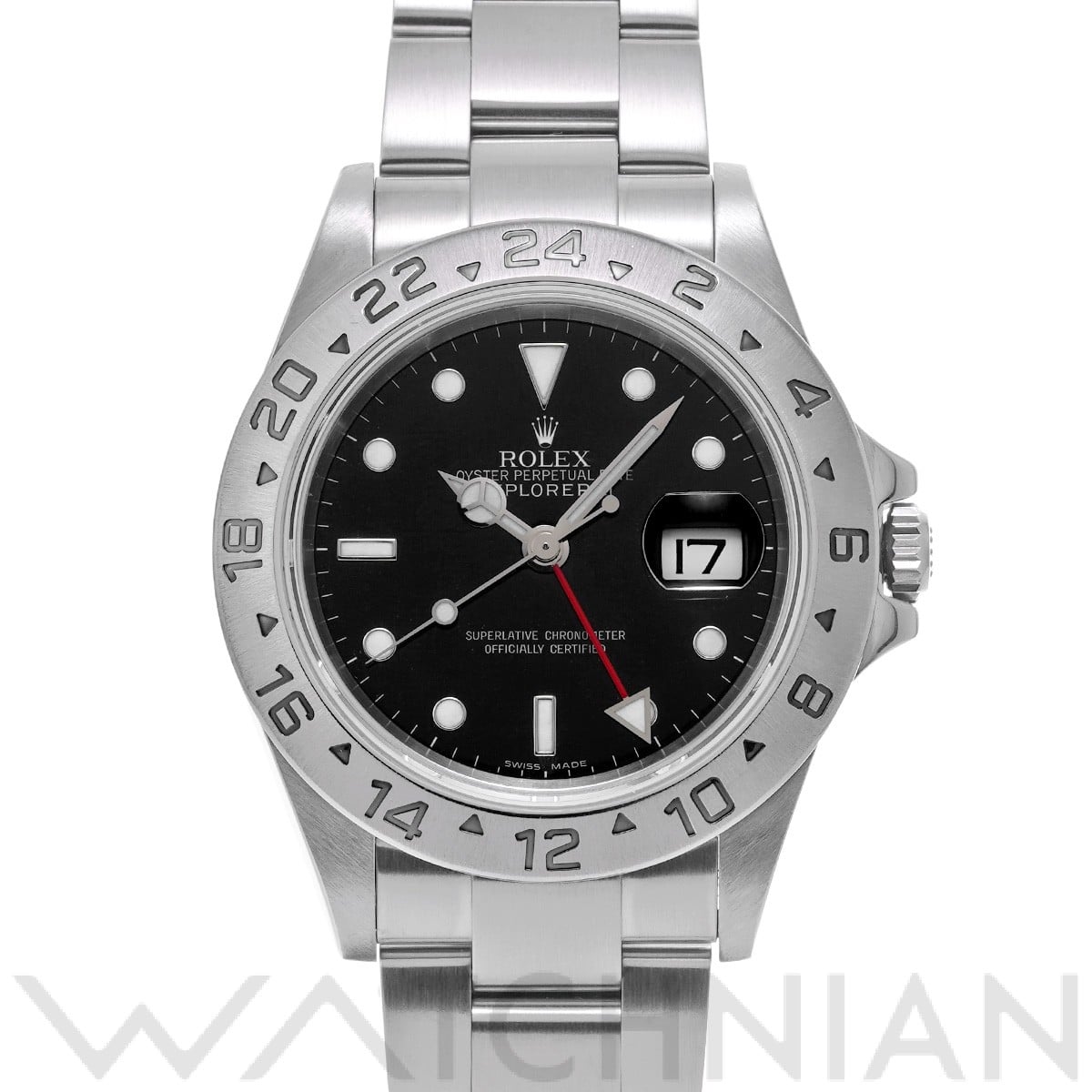 ロレックス エクスプローラーII 16570 ブラック メンズ 時計 【中古】【wristwatch】