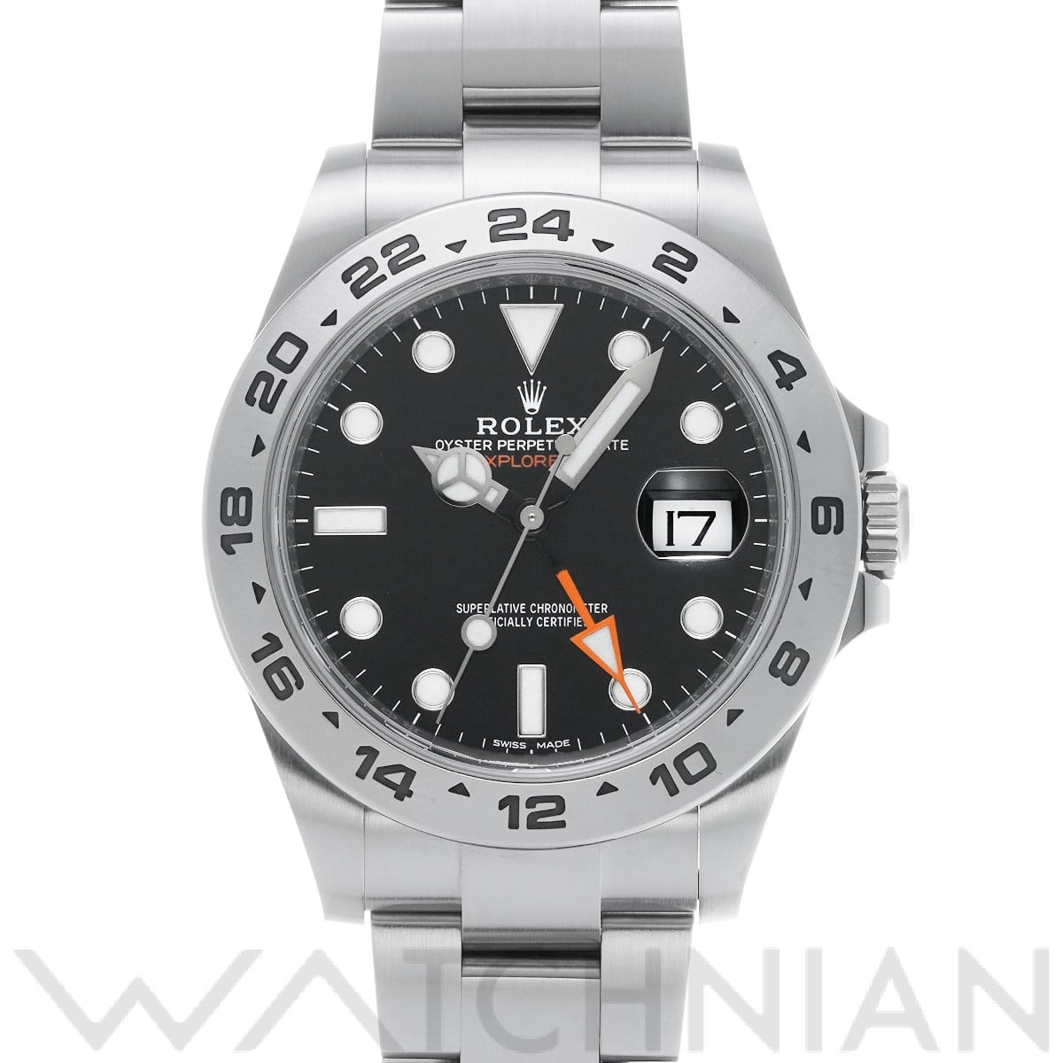 ロレックス エクスプローラーII 216570 ブラック メンズ 時計 【中古】【wristwatch】