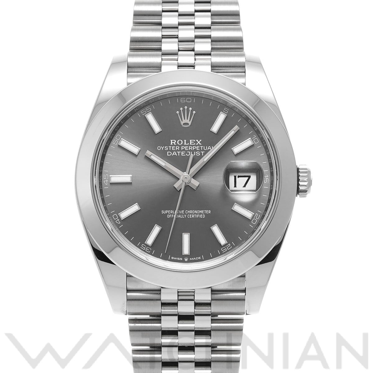 ロレックス デイトジャスト 41 126300 スレート メンズ 時計 【新品】【wristwatch】