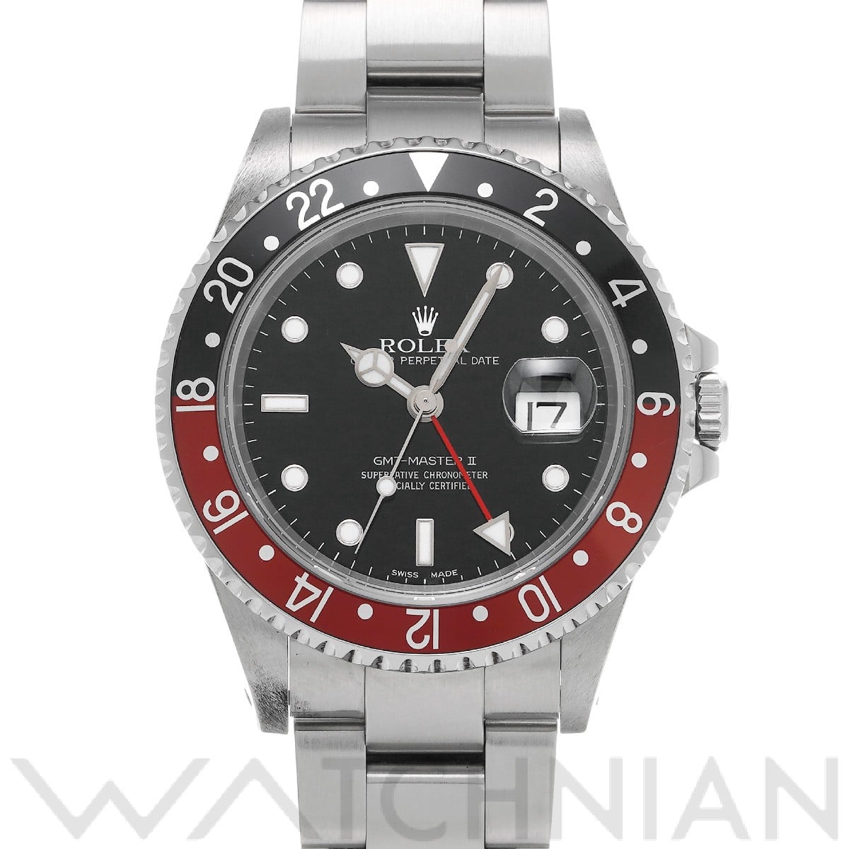 ロレックス GMTマスターII 16710 ブラック メンズ 時計 【中古】【wristwatch】