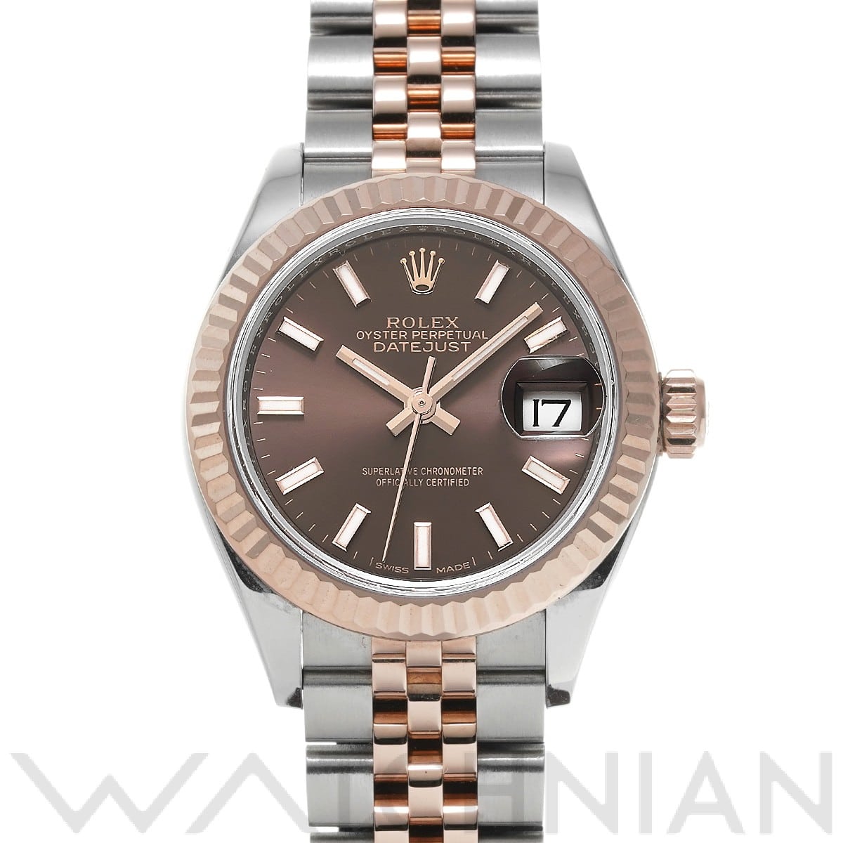 ロレックス レディ デイトジャスト 28 279171 チョコレート レディース 時計 【中古】【wristwatch】