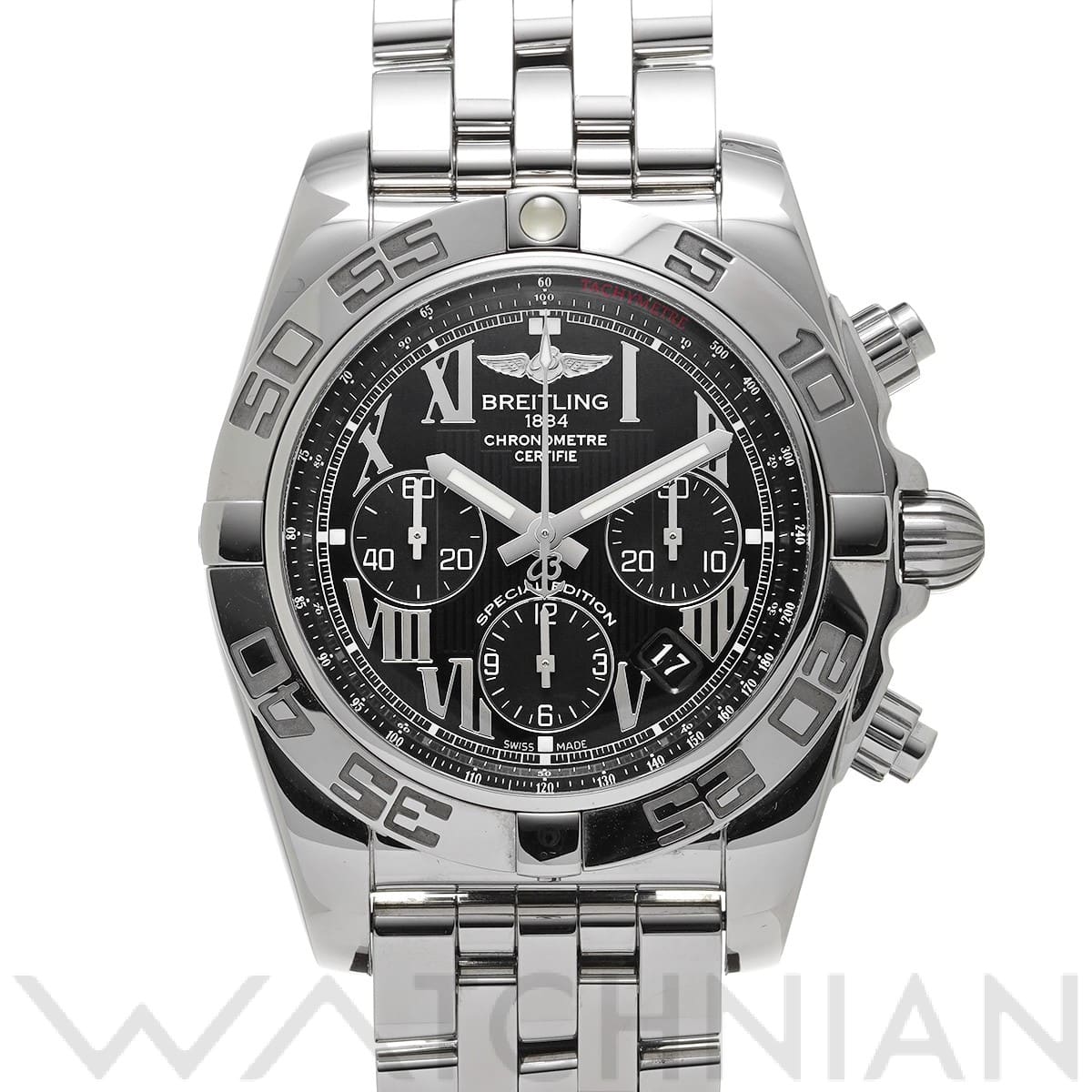 ブライトリング クロノマット 44 AB011012/BD89 ブラック メンズ 時計 【中古】【wristwatch】