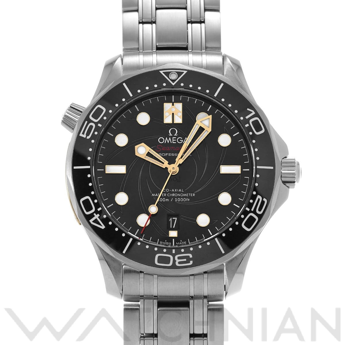 オメガ シーマスター ダイバー300 コーアクシャル マスタークロノメーター ジェームズ・ボンド 210.22.42.20.01.004 ブラック メンズ 時計 【中古】【wristwatch】