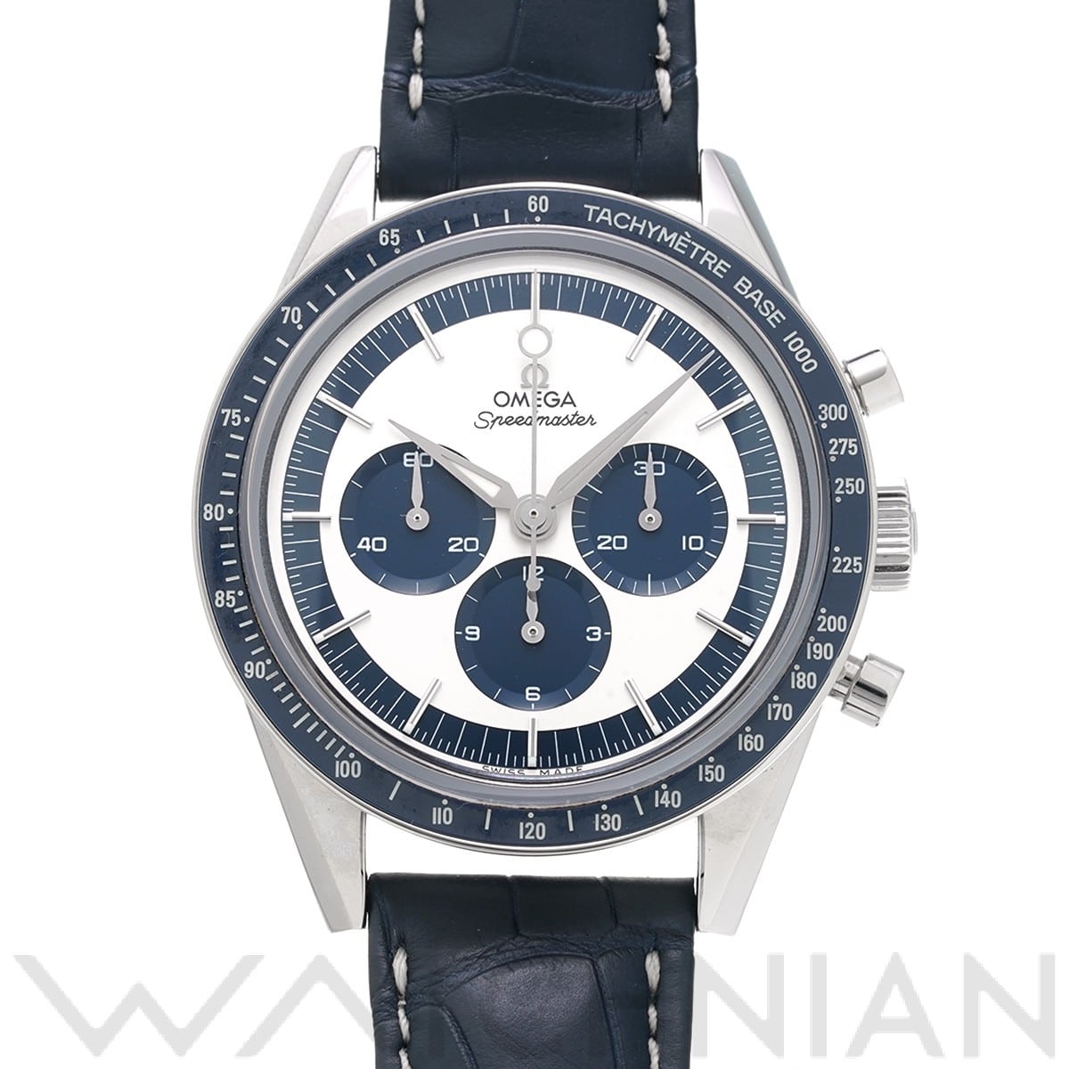 オメガ スピードマスター ムーンウォッチ CK2998 311.33.40.30.02.001 オパーリンシルバー/ブルー メンズ 時計 【中古】【wristwatch】