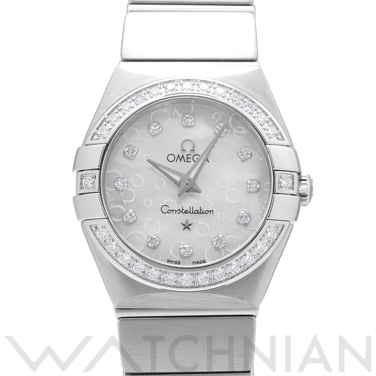 オメガ コンステレーション クォーツ 123.15.24.60.55.005 ホワイトシェル/ダイヤモンド レディース 時計 【中古】【wristwatch】