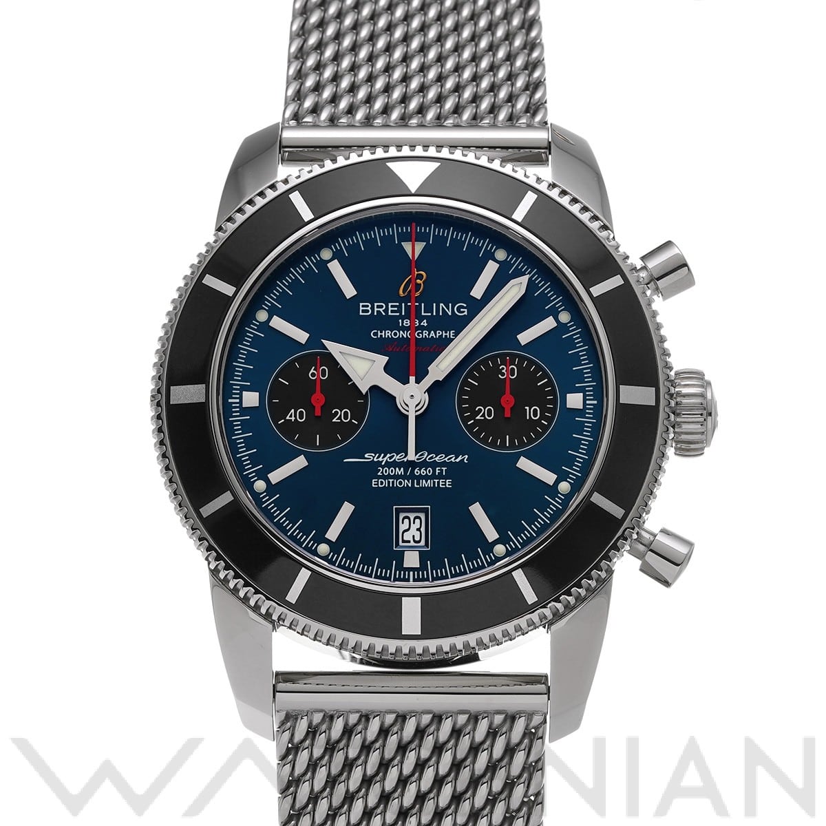 ブライトリング スーパーオーシャン ヘリテージクロノ  A272C03OCA ブルー メンズ 時計 【中古】【wristwatch】