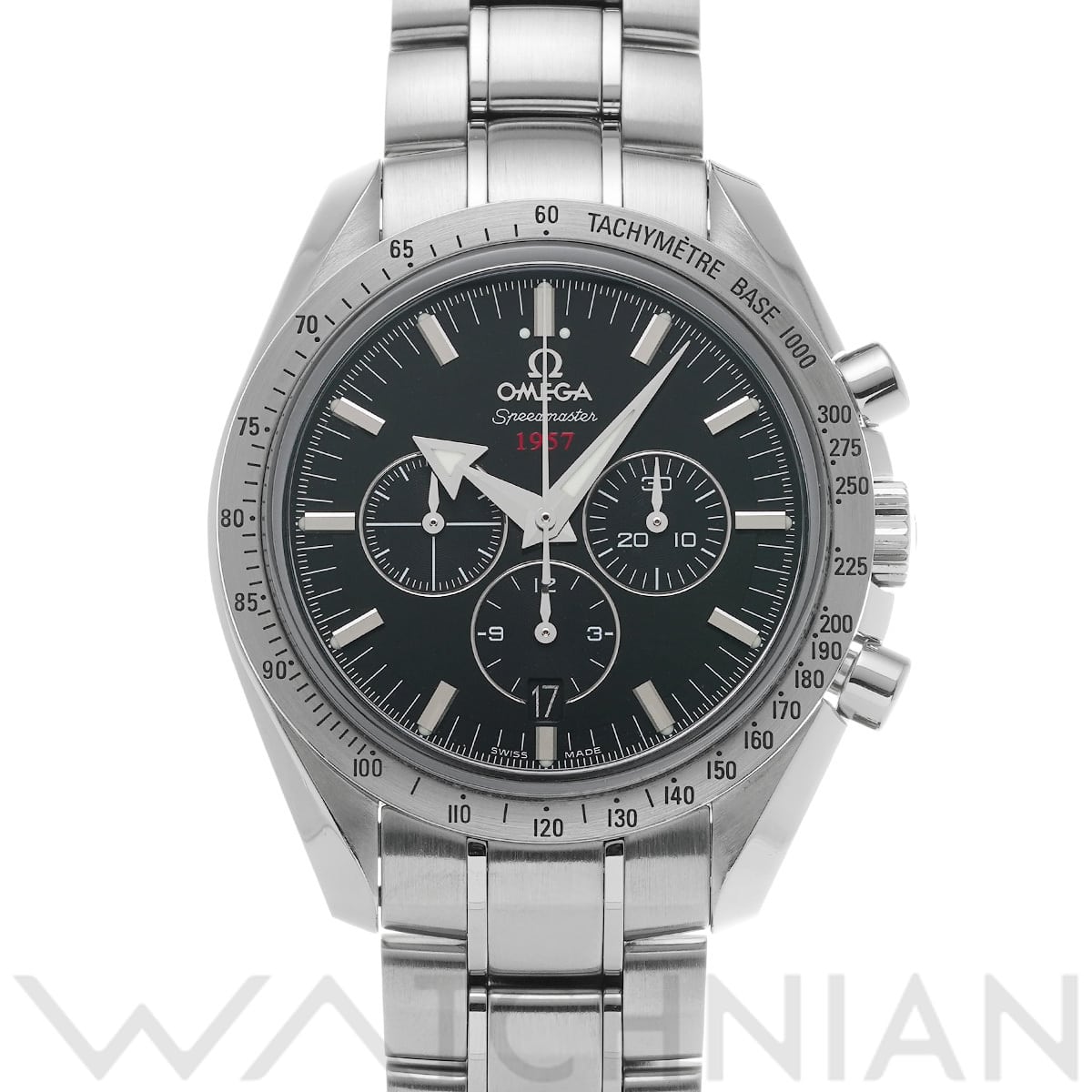 オメガ スピードマスター ブロードアロー 1957 コーアクシャル 321.10.42.50.01.001 ブラック メンズ 時計 【中古】【wristwatch】