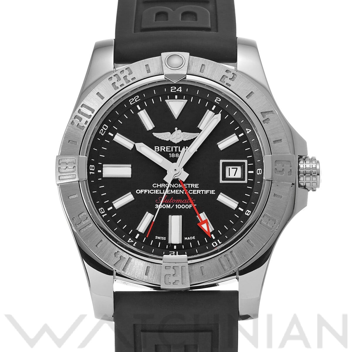 ブライトリング アベンジャー II GMT A3239011/BC35 ブラック メンズ 時計 【中古】【wristwatch】
