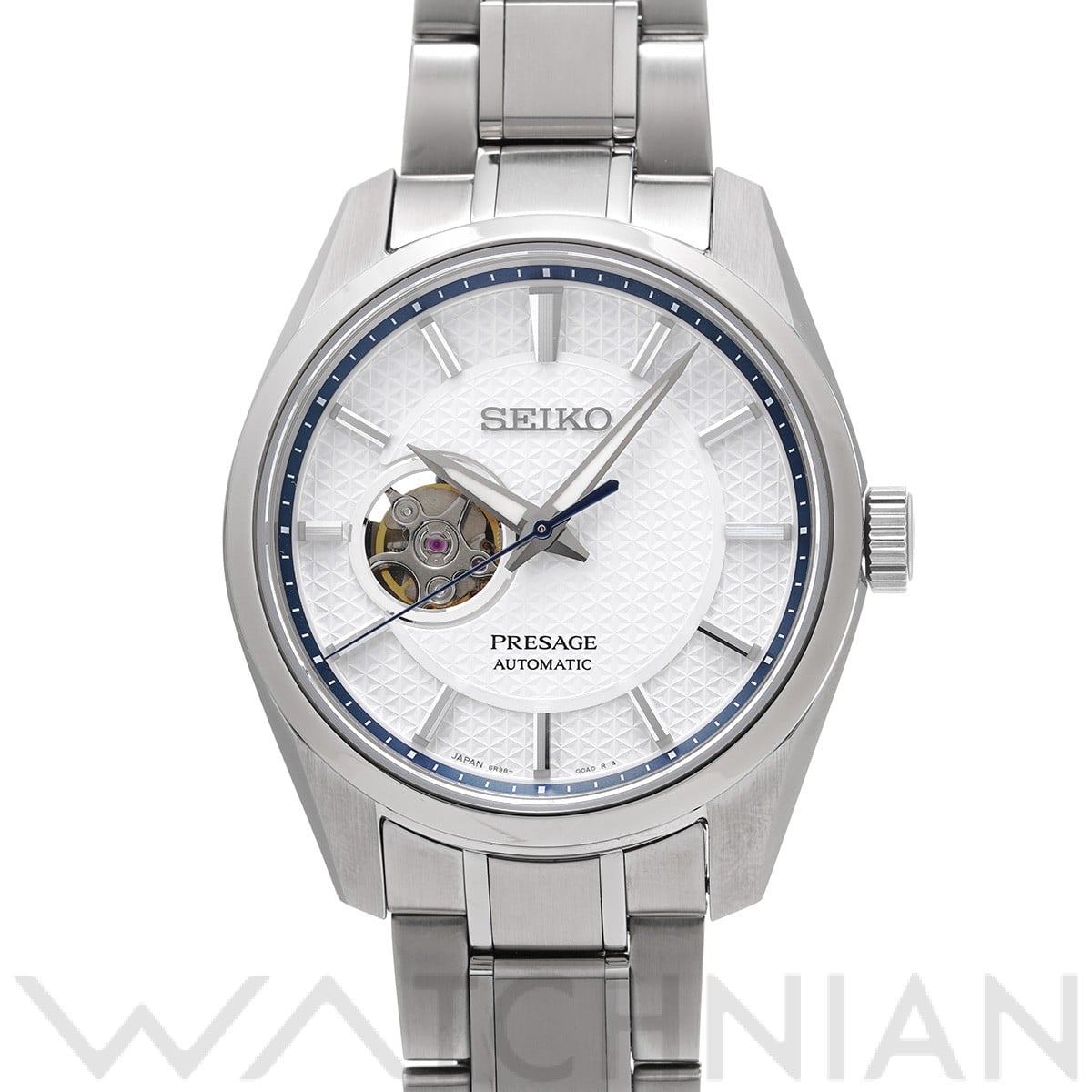 セイコー プレザージュ シャープエッジシリーズ SARX097 シルバー メンズ 時計 【中古】【wristwatch】