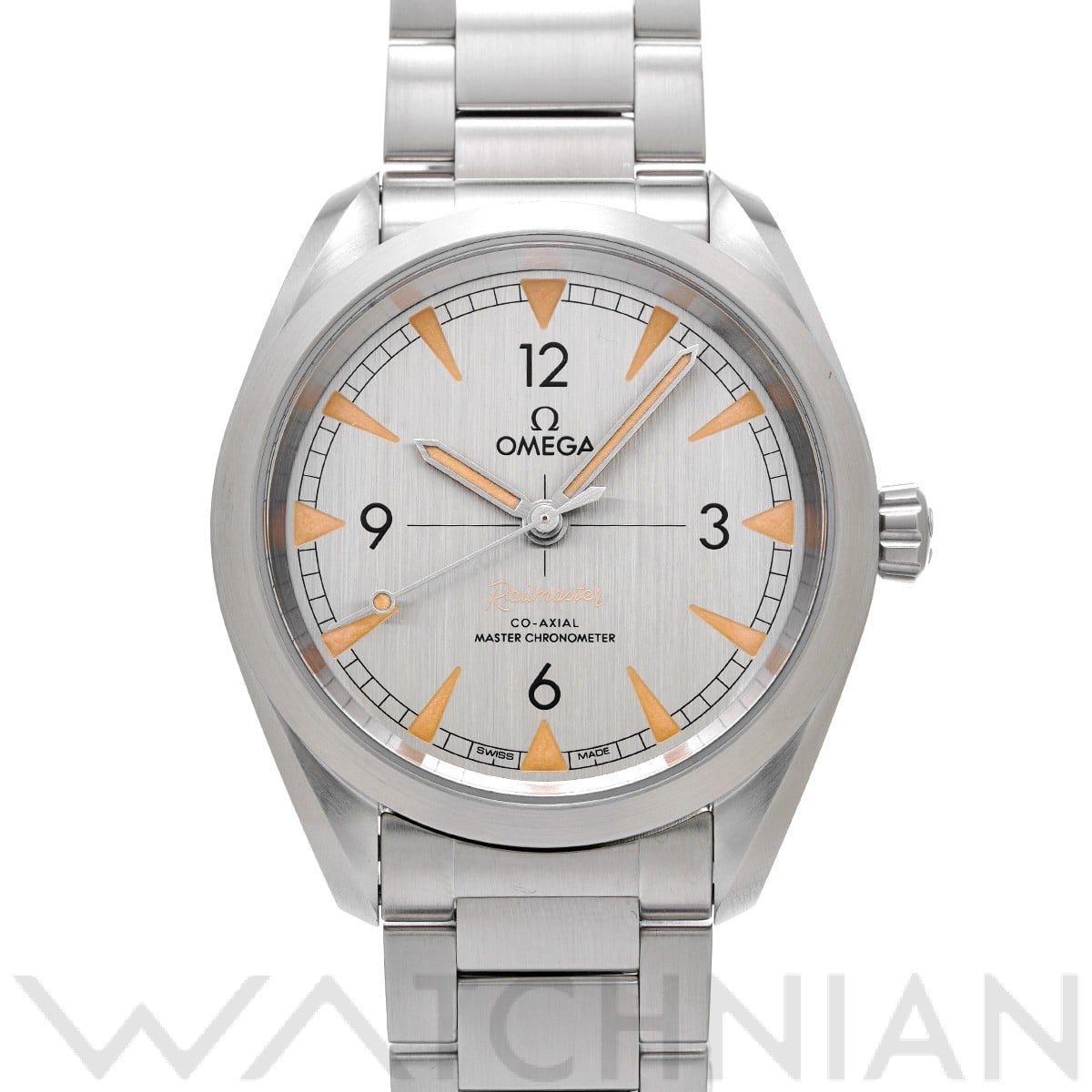 オメガ シーマスター レイルマスター コーアクシャル マスタークロノメーター 220.10.40.20.06.001 グレー メンズ 時計 【中古】【wristwatch】