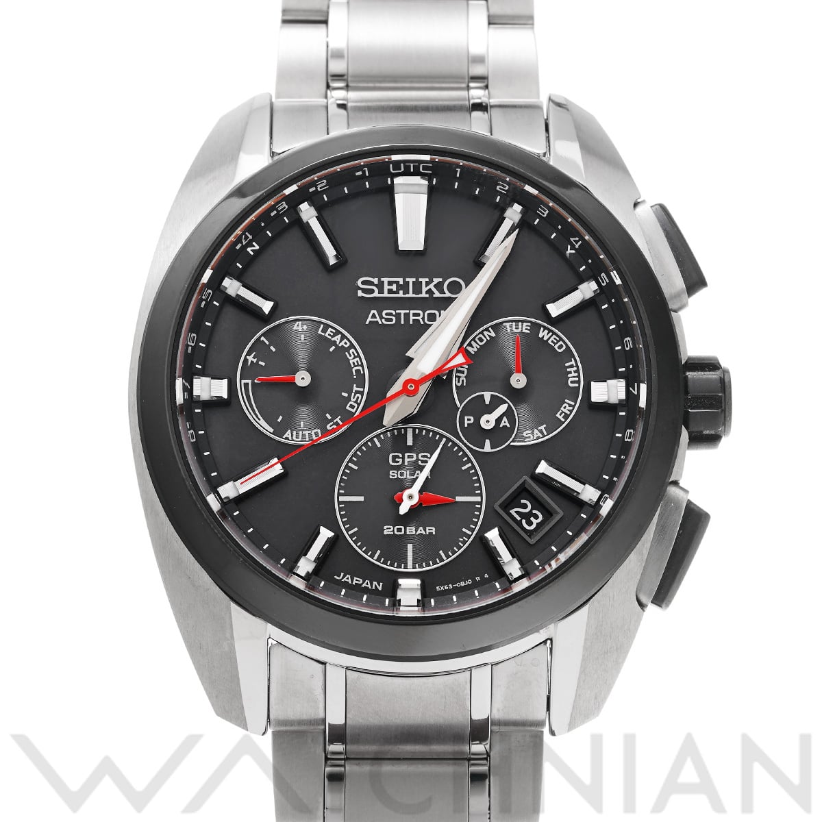 セイコー アストロン オリジン GPSソーラー 5X SBXC103 ブラック メンズ 時計 【中古】【wristwatch】