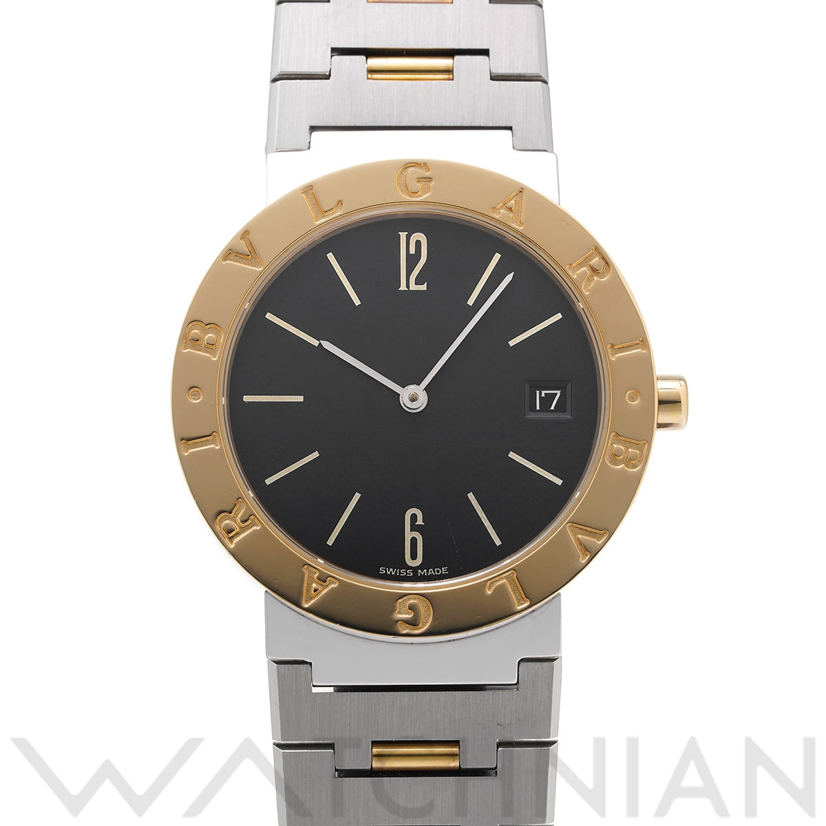 ブルガリ ブルガリブルガリ BB33SGD ブラック ユニセックス 時計 【中古】【wristwatch】