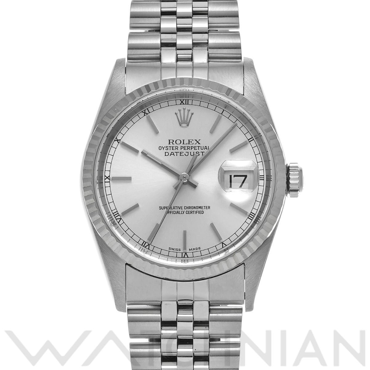 ロレックス デイトジャスト 16234 シルバー メンズ 時計 【中古】【wristwatch】