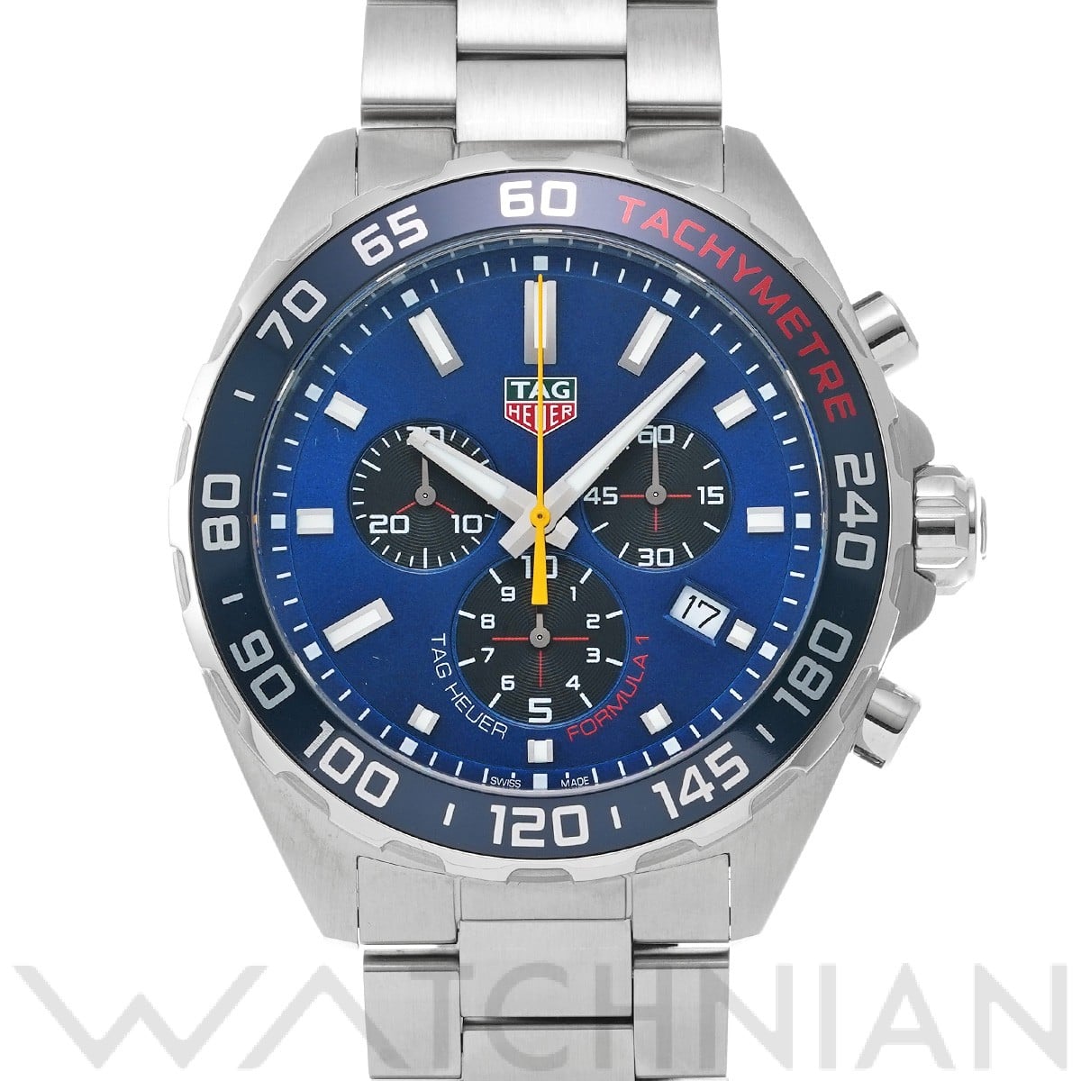 タグ ホイヤー フォーミュラ1 クォーツ クロノグラフ レッドブル・レーシング CAZ101AK.BA0842 ブルー/ブラック メンズ 時計 【中古】【wristwatch】