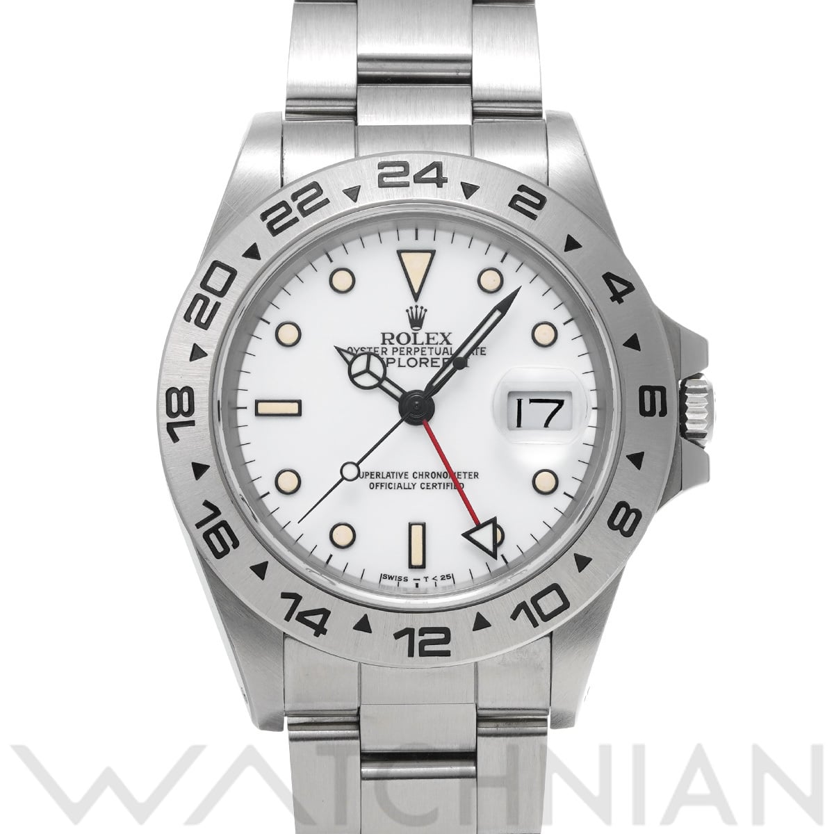 ロレックス エクスプローラーII 16550 ホワイト メンズ 時計 【中古】【wristwatch】