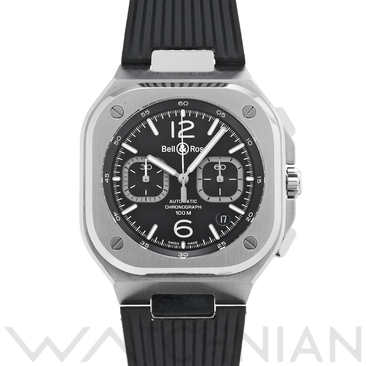 ベル＆ロス BR 05 クロノ ブラックスチール BR05C-BL-ST/SRB ブラック メンズ 時計 【中古】【wristwatch】
