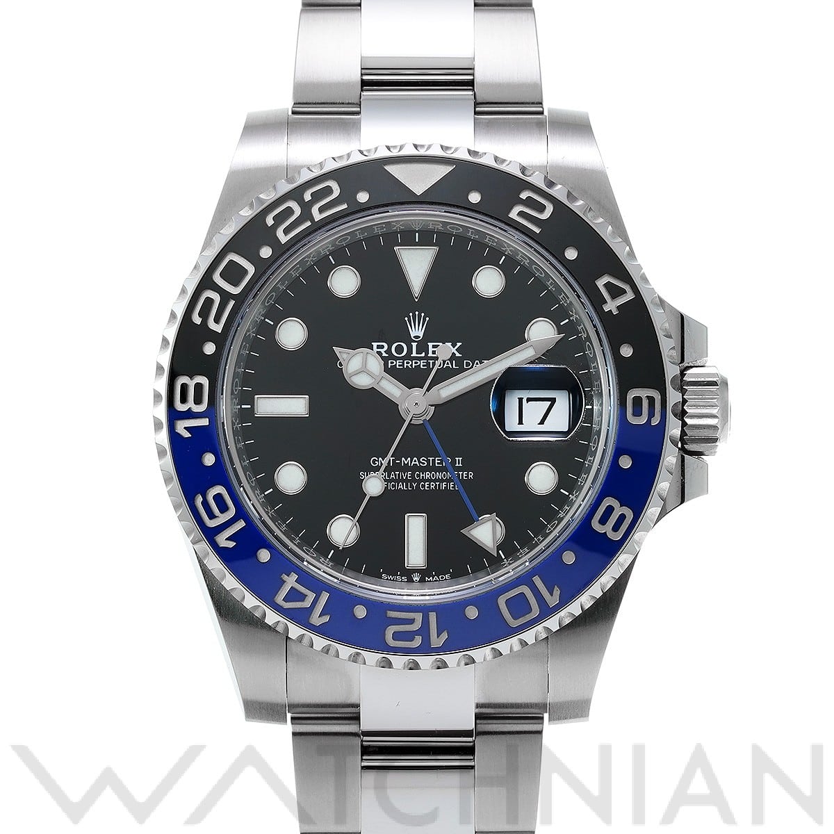 ロレックス GMTマスターII 126710BLNR ブラック メンズ 時計 【中古】【wristwatch】