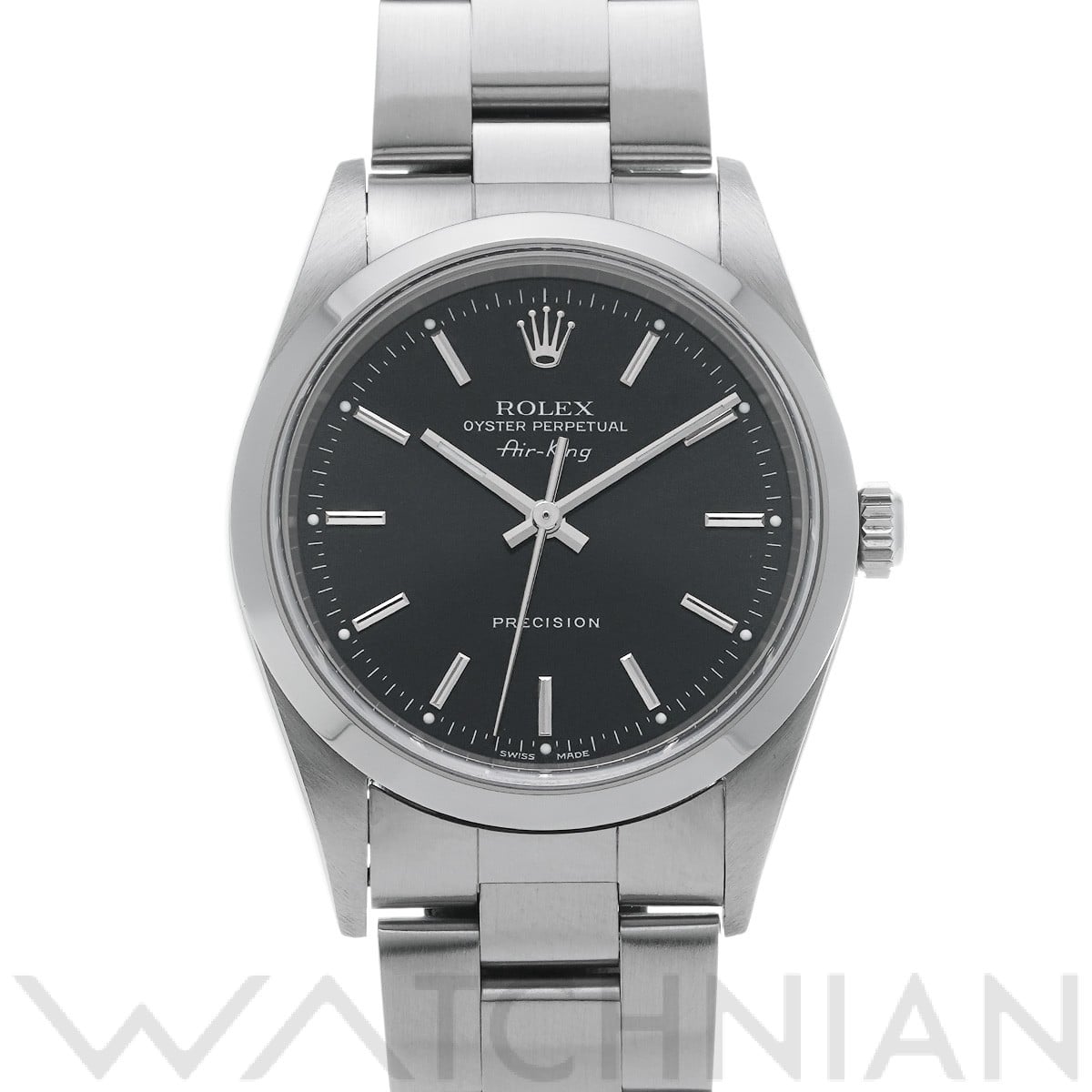 ロレックス エアキング 14000M ブラック メンズ 時計 【中古】【wristwatch】