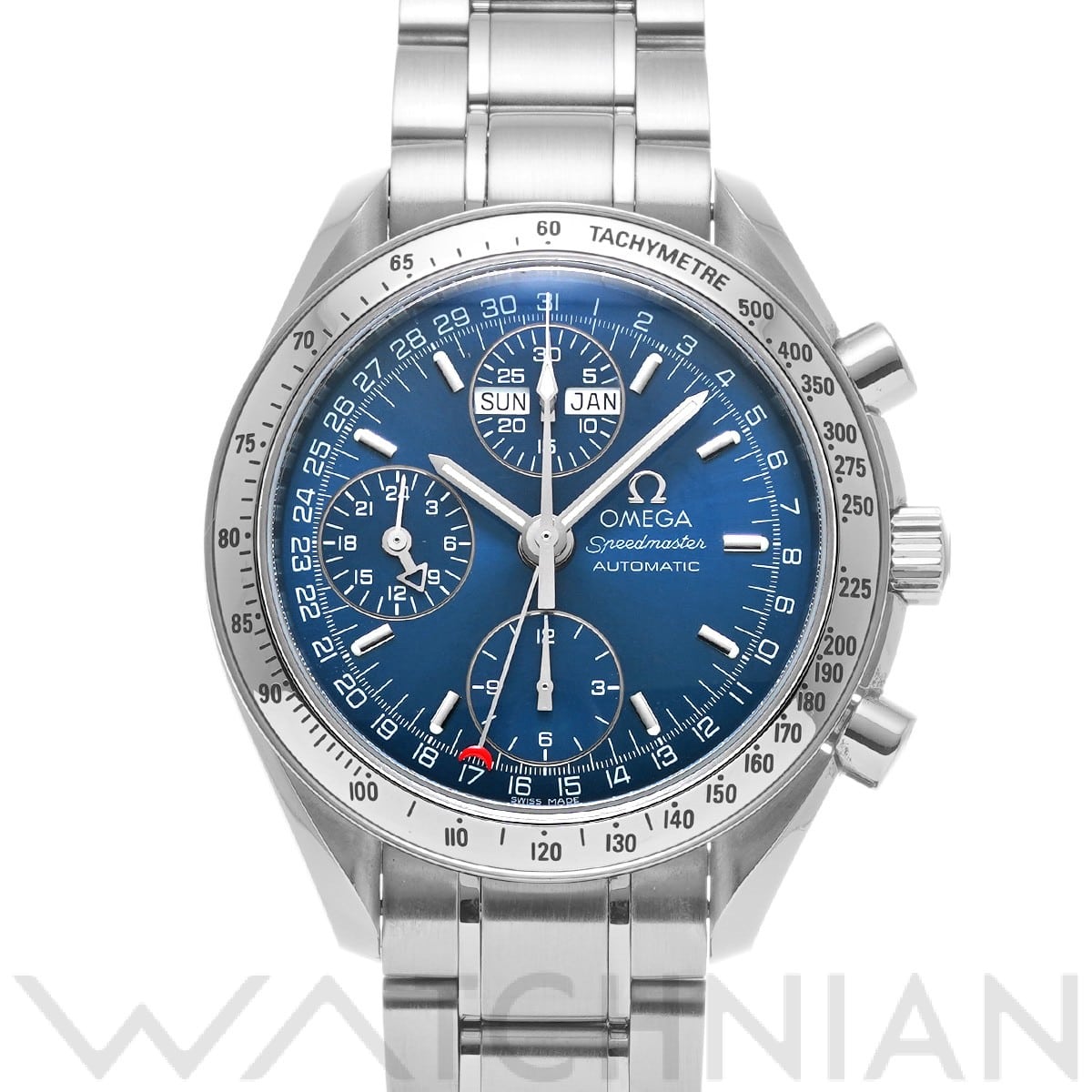 オメガ スピードマスター トリプルカレンダー 3523.80 ブルー メンズ 時計 【中古】【wristwatch】