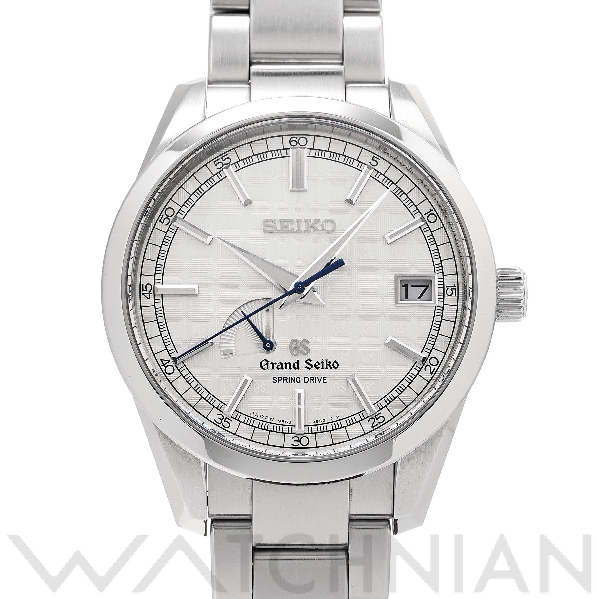 グランドセイコー スプリングドライブ パワーリザーブ SBGA111 シルバー メンズ 時計 【中古】【wristwatch】