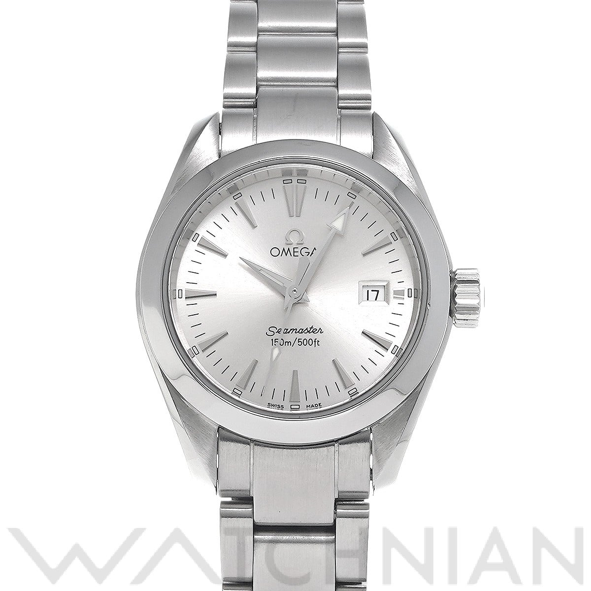 オメガ シーマスター アクアテラ クォーツ 2577.30 シルバー レディース 時計 【中古】【wristwatch】