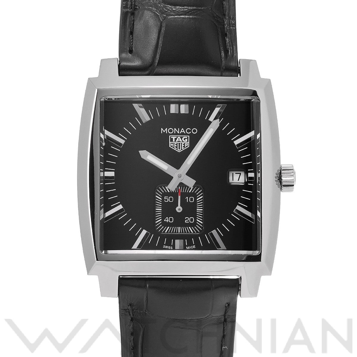 タグ ホイヤー モナコ クォーツ WAW131A.FC6177 ブラックラッカー レディース 時計 【中古】【wristwatch】