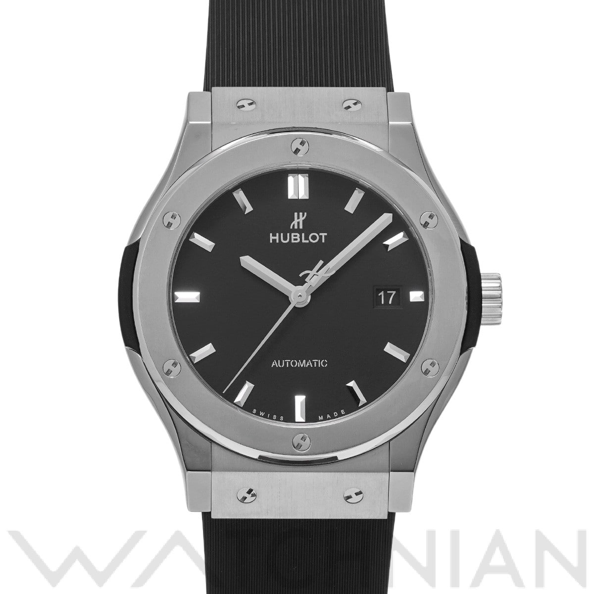 ウブロ クラシックフュージョン チタニウム ブラック 542.NX.1171.RX ブラック メンズ 時計 【中古】【wristwatch】