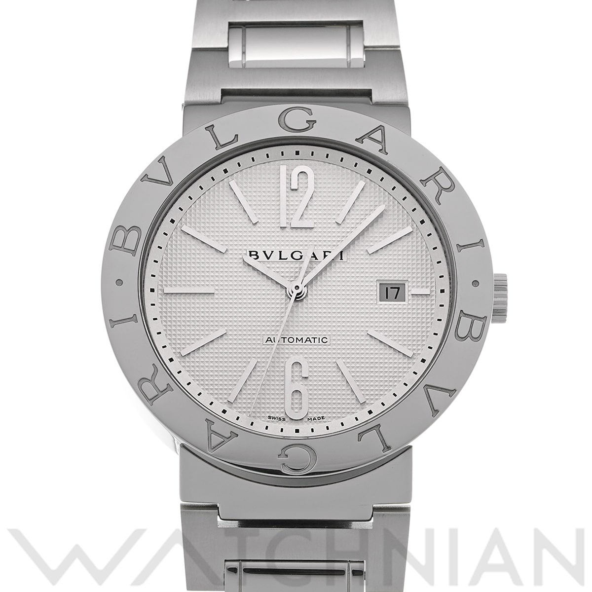 ブルガリ ブルガリブルガリ BB42SS AUTO シルバー メンズ 時計 【中古】【wristwatch】