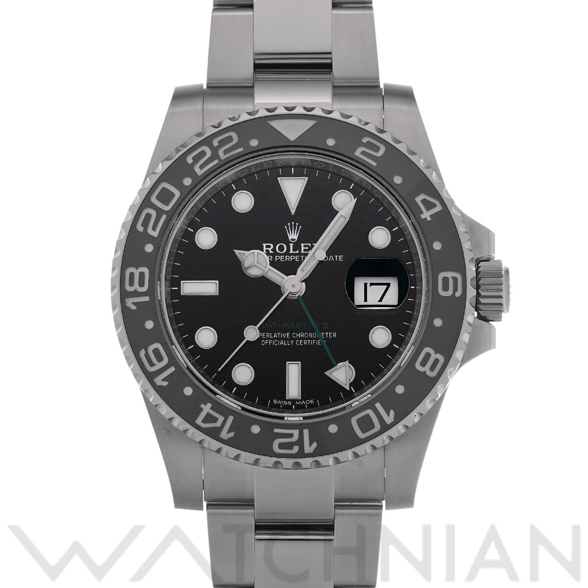 ロレックス GMTマスターII 116710LN ブラック メンズ 時計 【中古】【wristwatch】