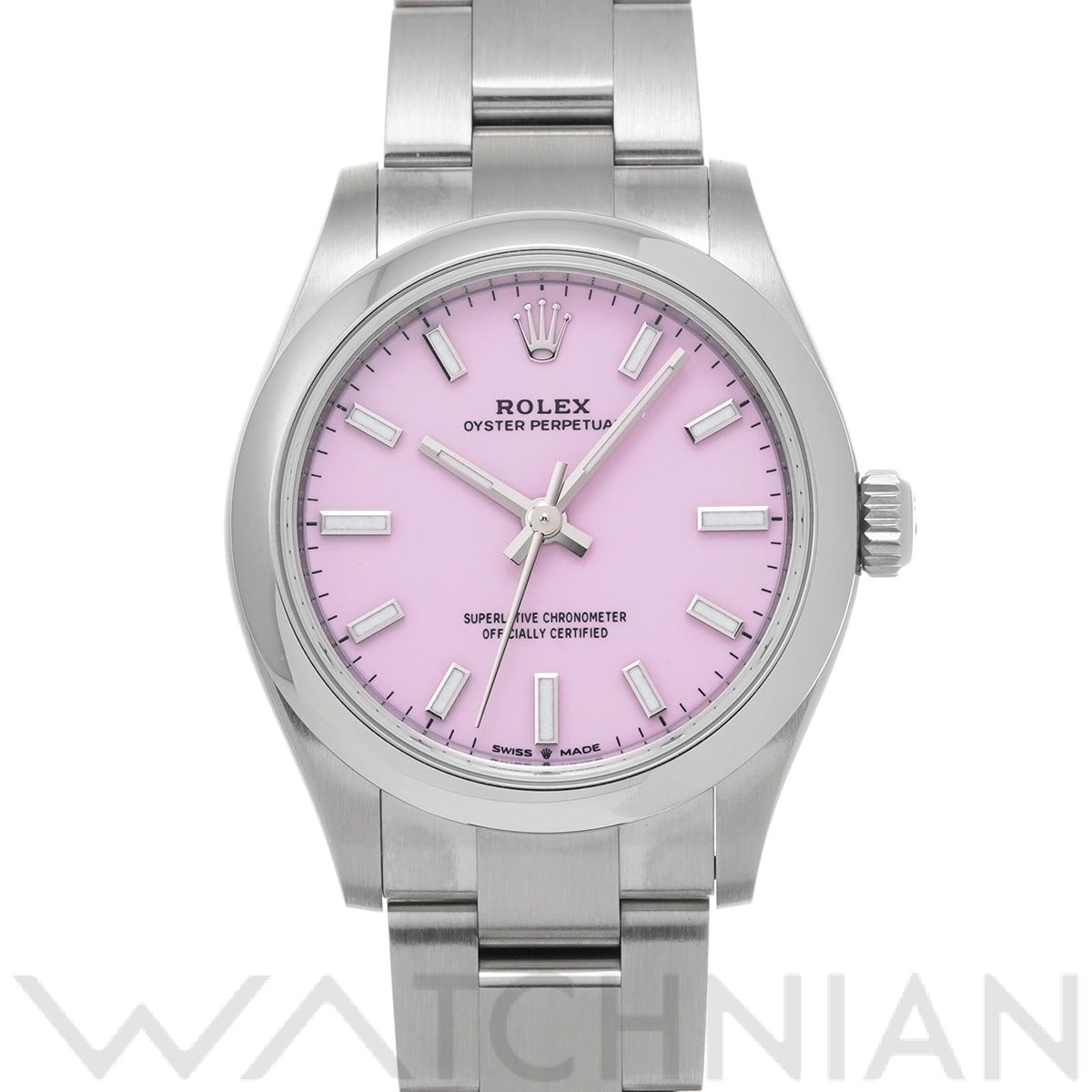 ロレックス オイスターパーペチュアル 31 277200 キャンディピンク ユニセックス 時計 【中古】【wristwatch】