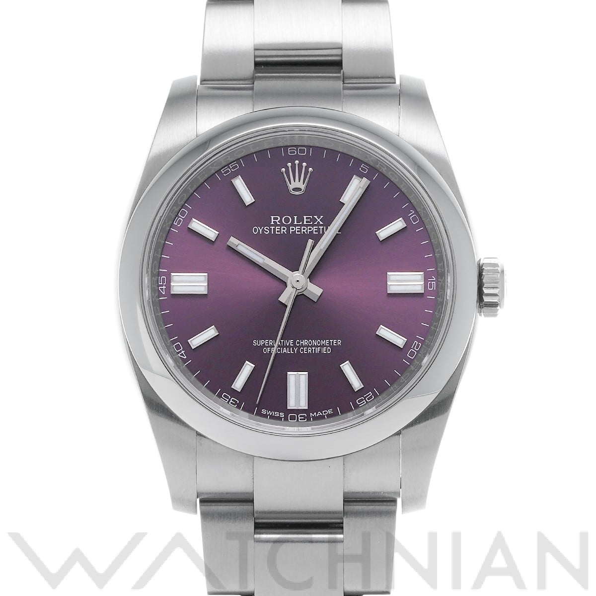ロレックス オイスターパーペチュアル 36 116000 レッドグレープ メンズ 時計 【中古】【wristwatch】