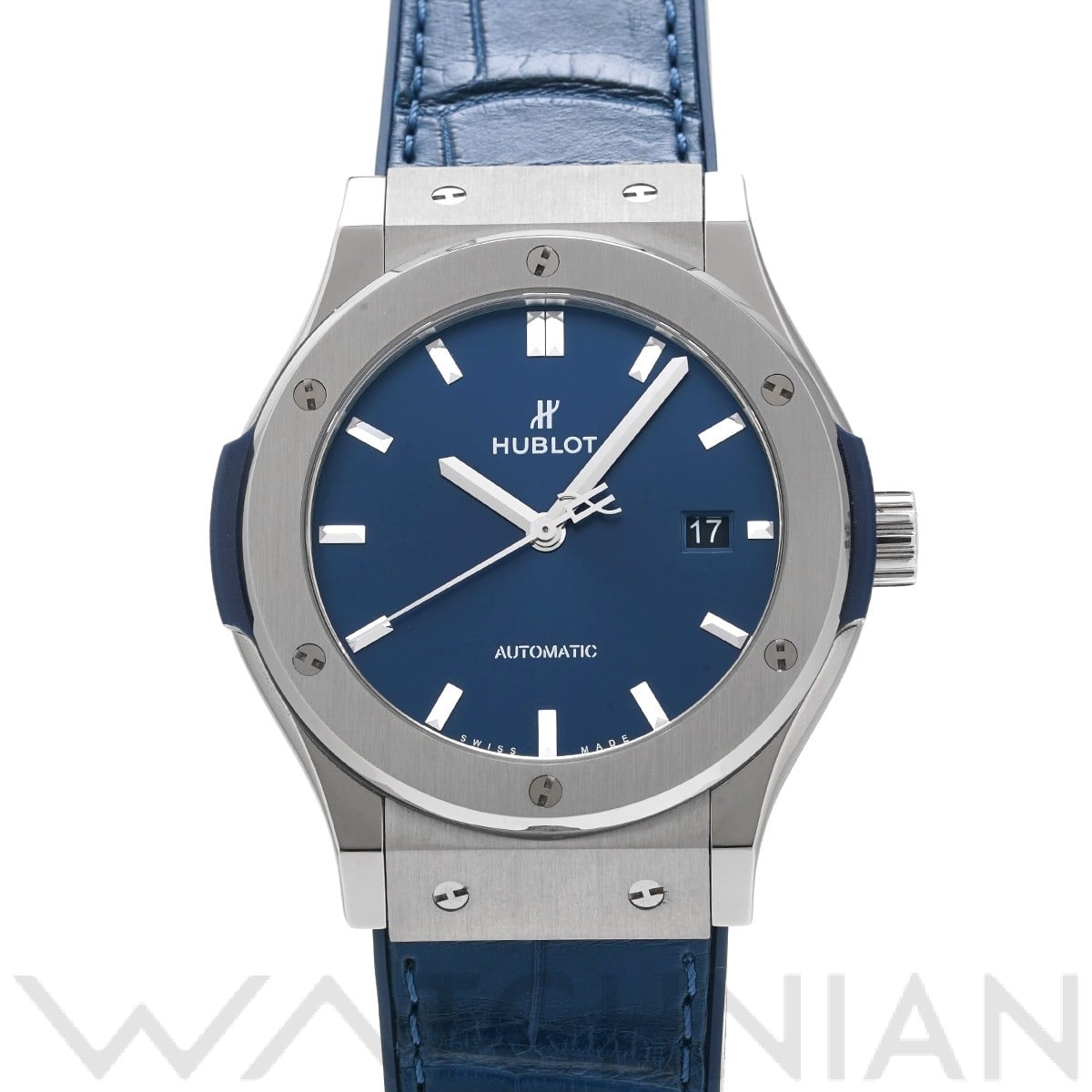 ウブロ クラシックフュージョン チタニウム ブルー 542.NX.7170.LR ブルー メンズ 時計 【中古】【wristwatch】