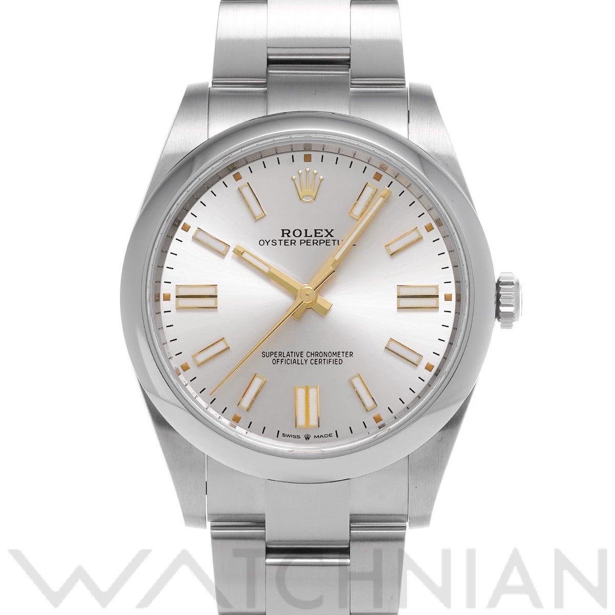 ロレックス オイスターパーペチュアル 41 124300 シルバー メンズ 時計 【中古】【wristwatch】