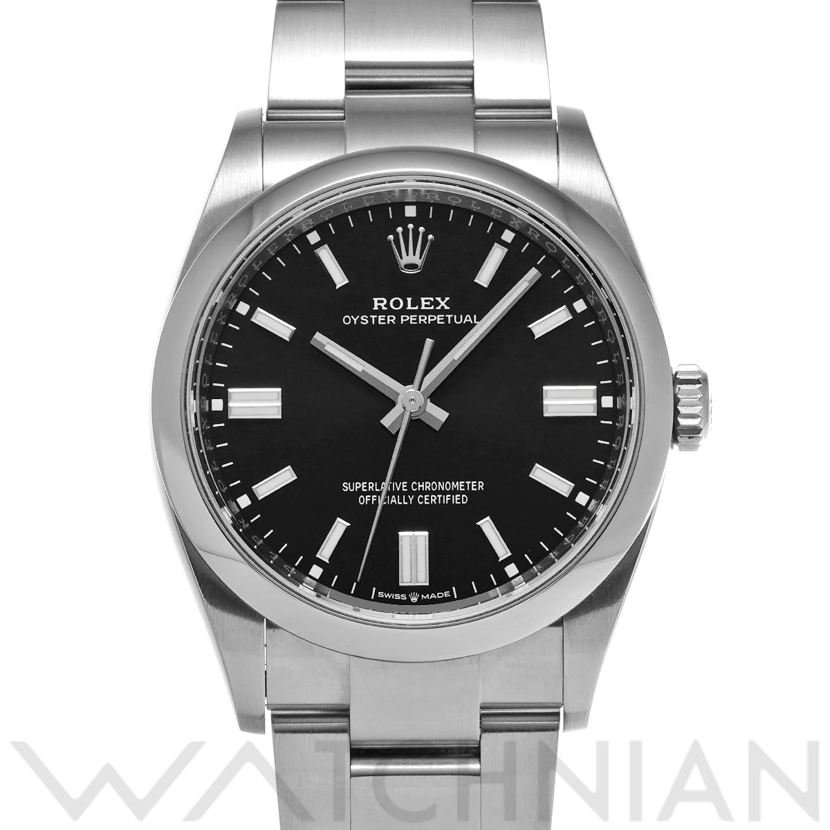 ロレックス オイスターパーペチュアル 36 126000 ブライトブラック メンズ 時計 【中古】【wristwatch】