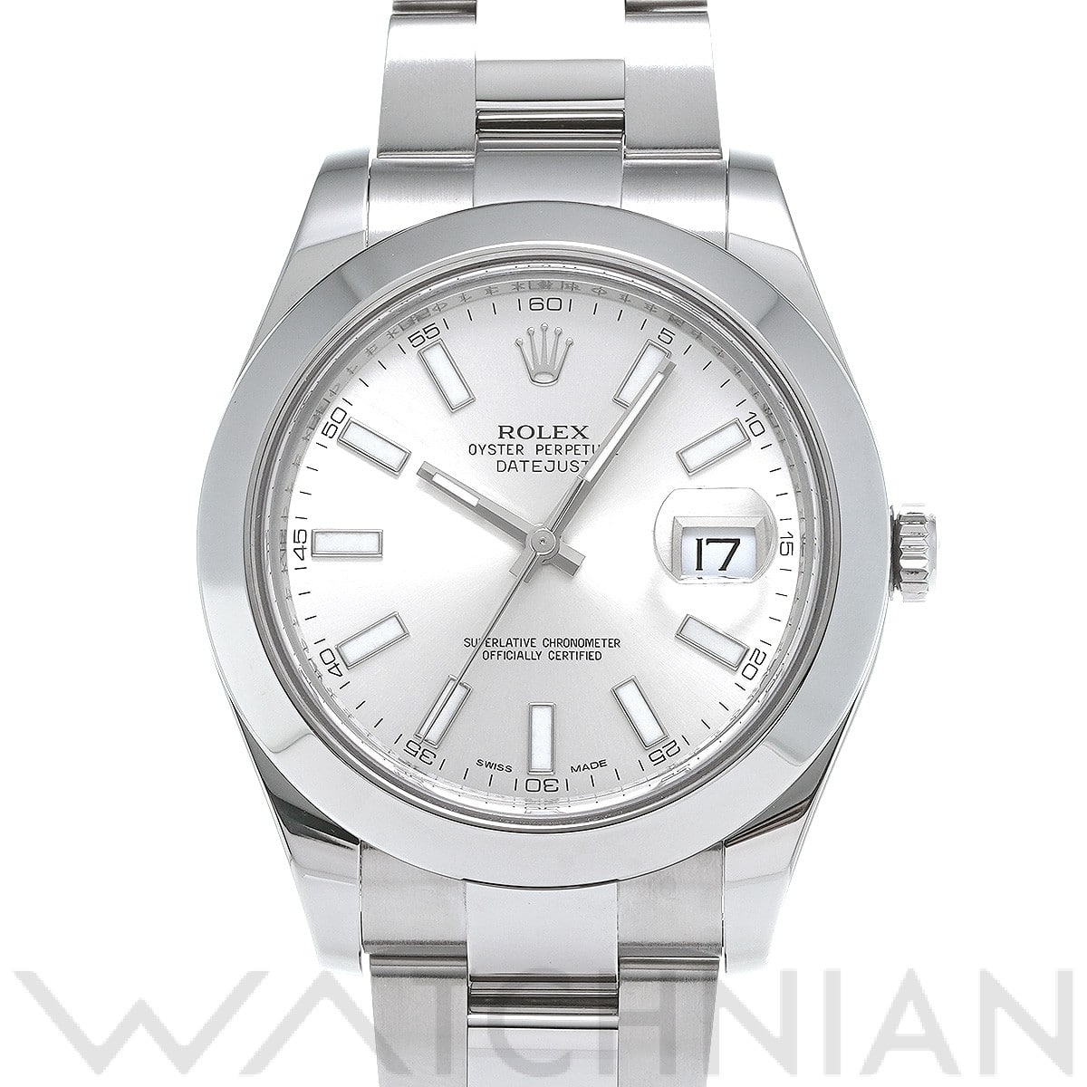 ロレックス デイトジャスト II 116300 シルバー メンズ 時計 【中古】【wristwatch】