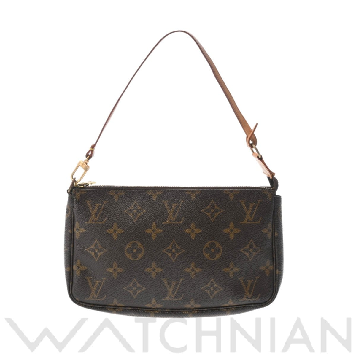 ルイ ヴィトン モノグラム ポシェットアクセソワール ブラウン M51980 モノグラムキャンバス レディース 【中古】【bag】