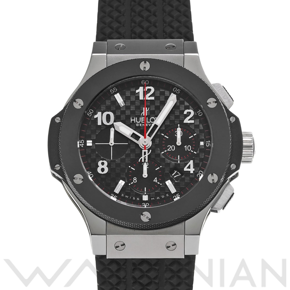 ウブロ ビッグバン スチール セラミック 301.SB.131.RX ブラックカーボン メンズ 時計 【中古】【wristwatch】