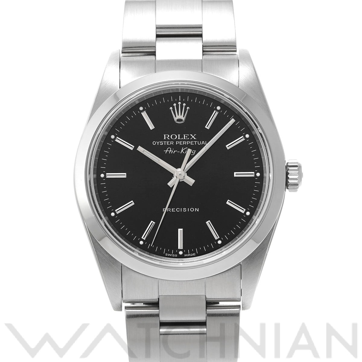 ロレックス エアキング 14000M ブラック メンズ 時計 【中古】【wristwatch】