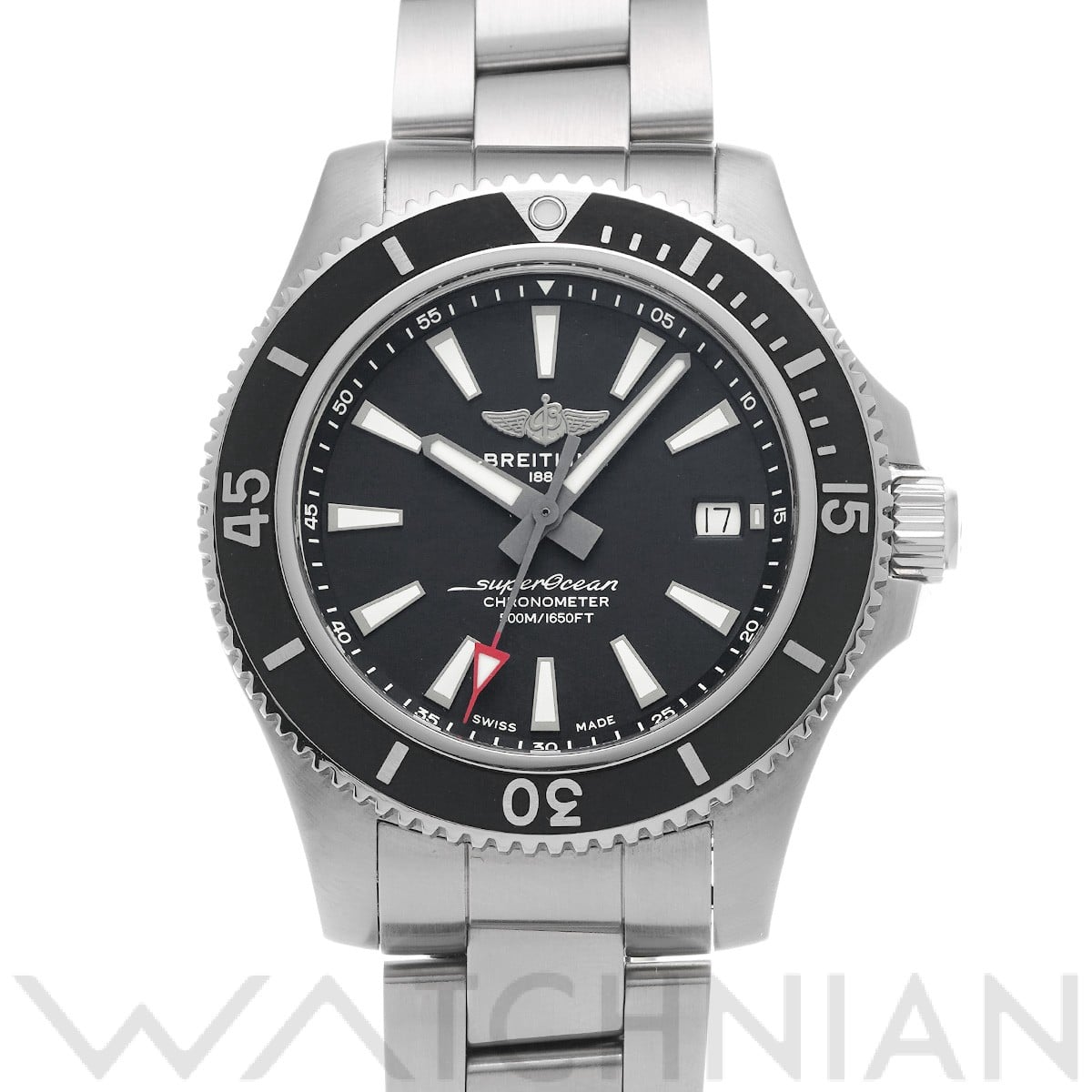 ブライトリング スーパーオーシャン オートマチック 42 ジャパンエディション A17366D71B2A1 ブラック メンズ 時計 【中古】【wristwatch】