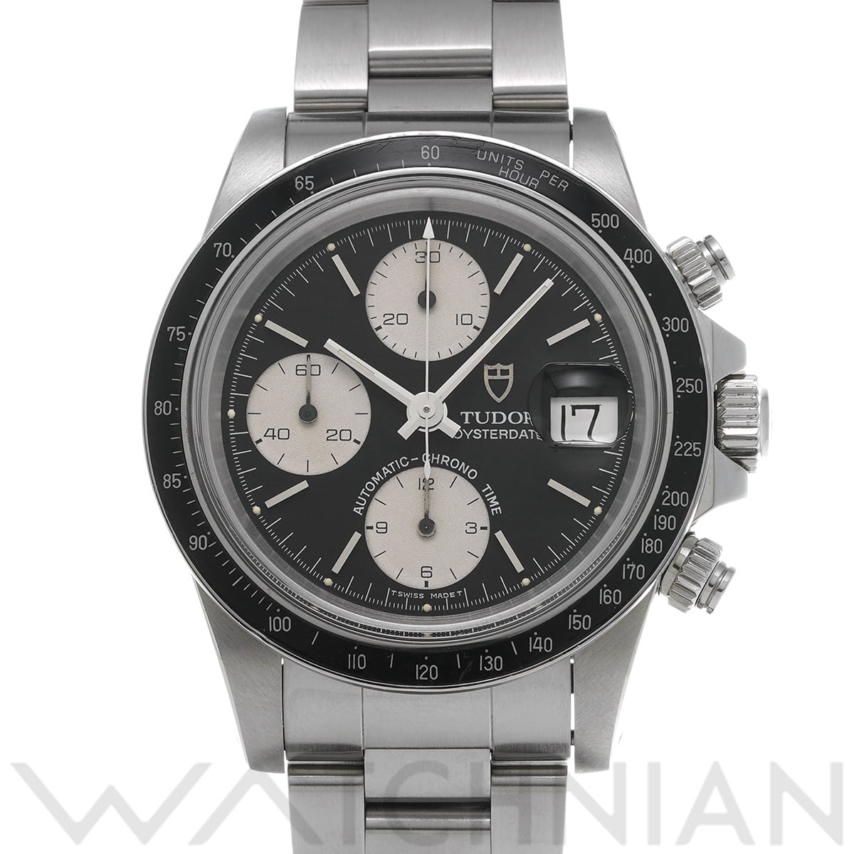 チューダー / チュードル クロノタイム 79160 ブラック/シルバー メンズ 時計 【中古】【wristwatch】