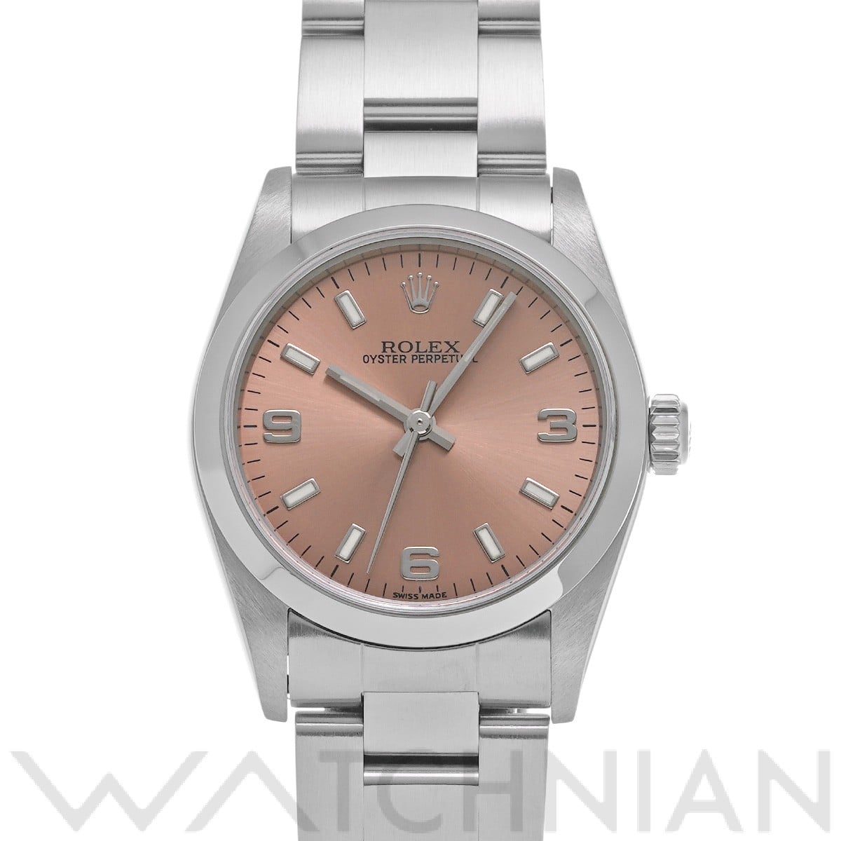 ロレックス オイスターパーペチュアル 77080 ピンク ユニセックス 時計 【中古】【wristwatch】