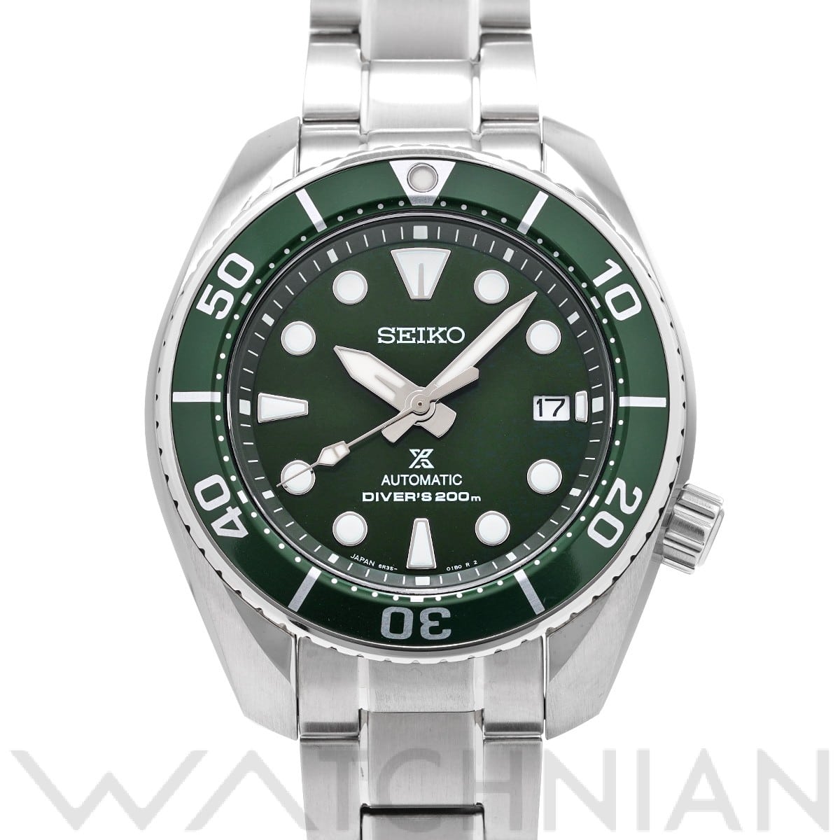 セイコー プロスペックス ダイバー スキューバ SBDC081 グリーン メンズ 時計 【中古】【wristwatch】